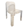 Transparent chair Trono, Sottsass Associati, Segis