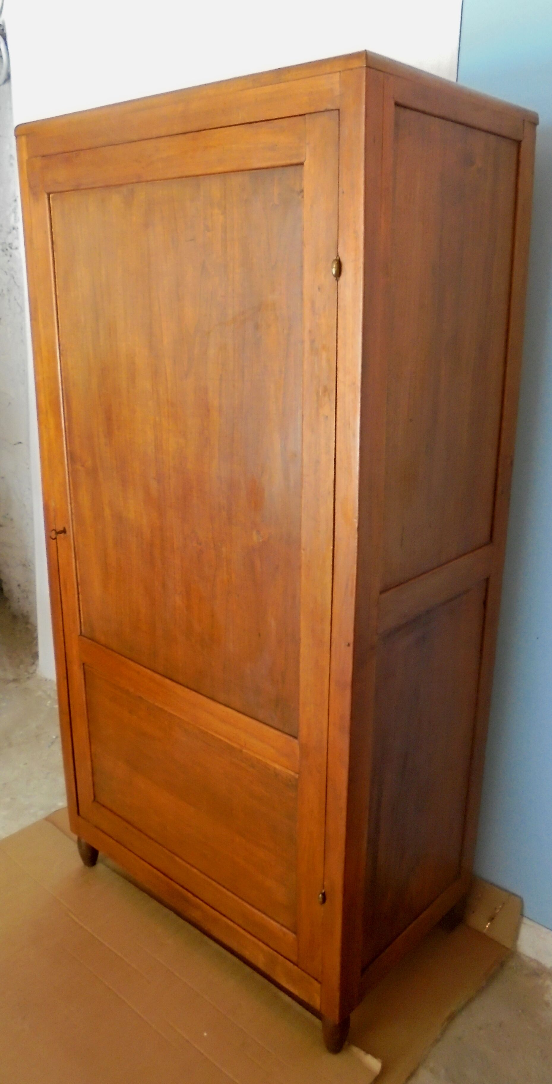 Vintage wood wardrobe