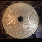 Chiseled glass ceiling lamp