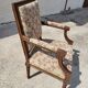 Armchair Louis XVI walnut of the XIXth century