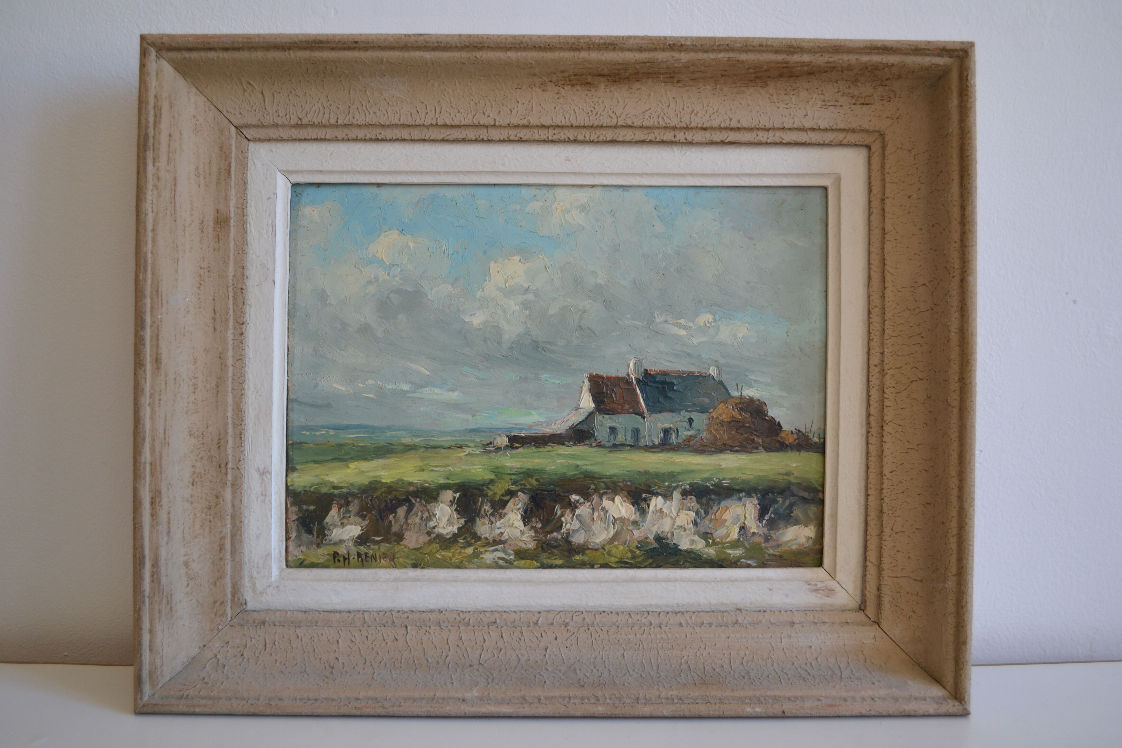Landscape of Normandy signed P.H. Renier
