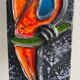 Vintage ceramic parrot