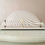Massive Belgium 80s vintage square light
