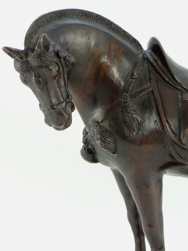 Bronze horse spirit tang, china, mid-20th century