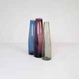 Midcentury Collection of 3 Bird Carafes by Iittala, Timo Sarpaneva, Finland, 1950s