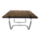 Vintage auxiliary coffee table 70s Bauhaus style