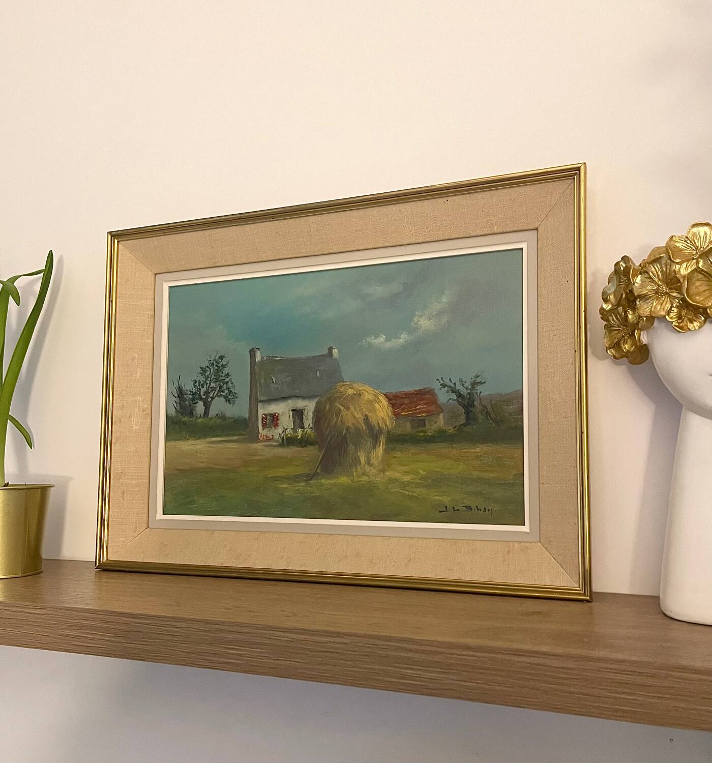 Breton painting on wood