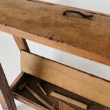 Former wooden child workbench