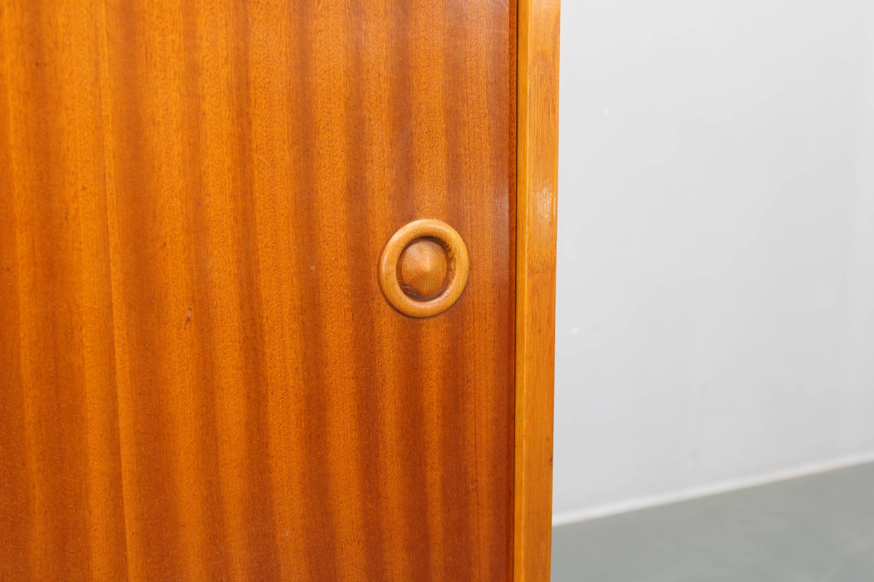 Mid-century teak and maple sideboard, Czechoslovakia, 1960s