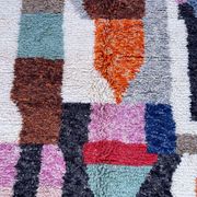Authentic Moroccan wool rug handwoven, 250x150 cm