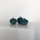 Trio of vintage ceramic vases by Antonio Lampecco