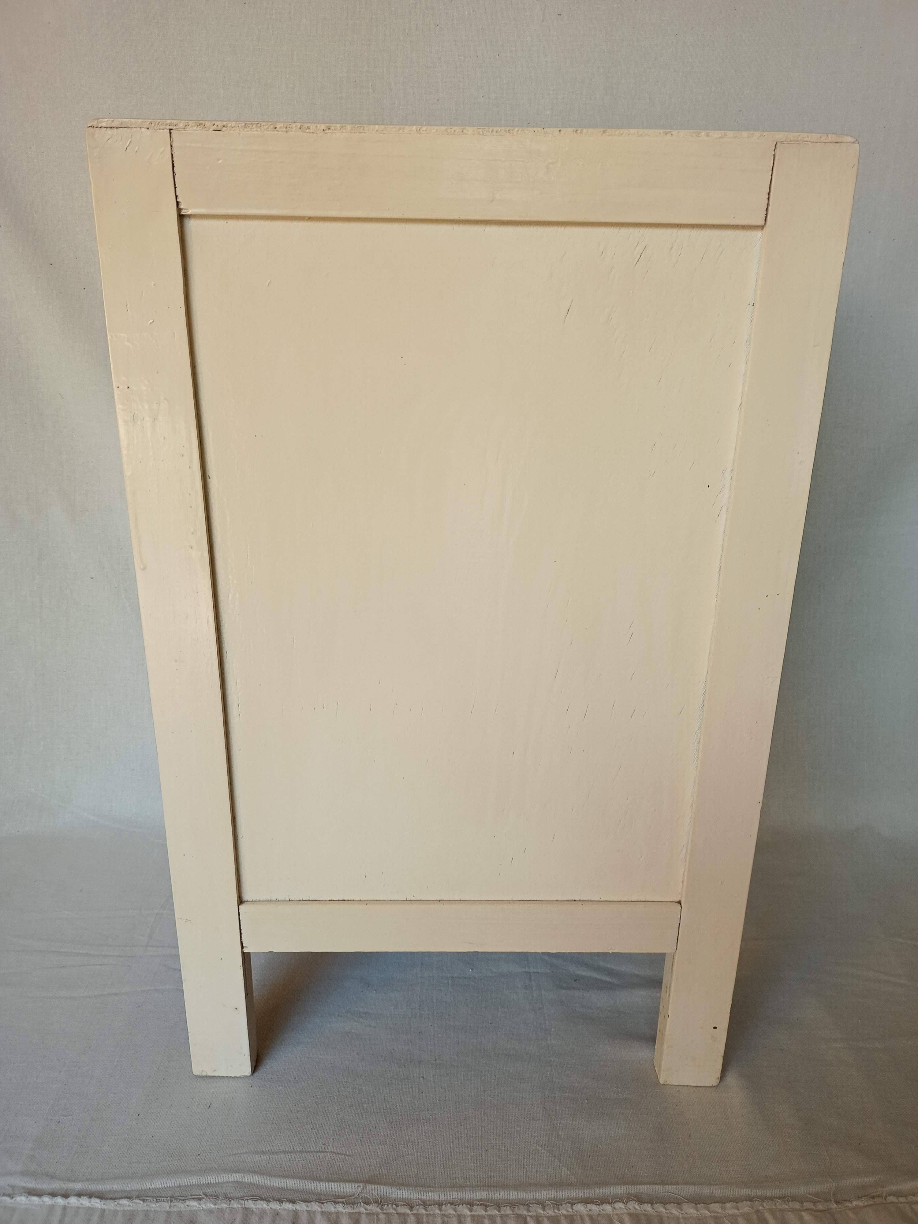 Old storage cabinet with two drawers
