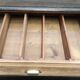 Old oak cabinet with fifteen drawers