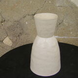 Vintage diabolo ceramic vase