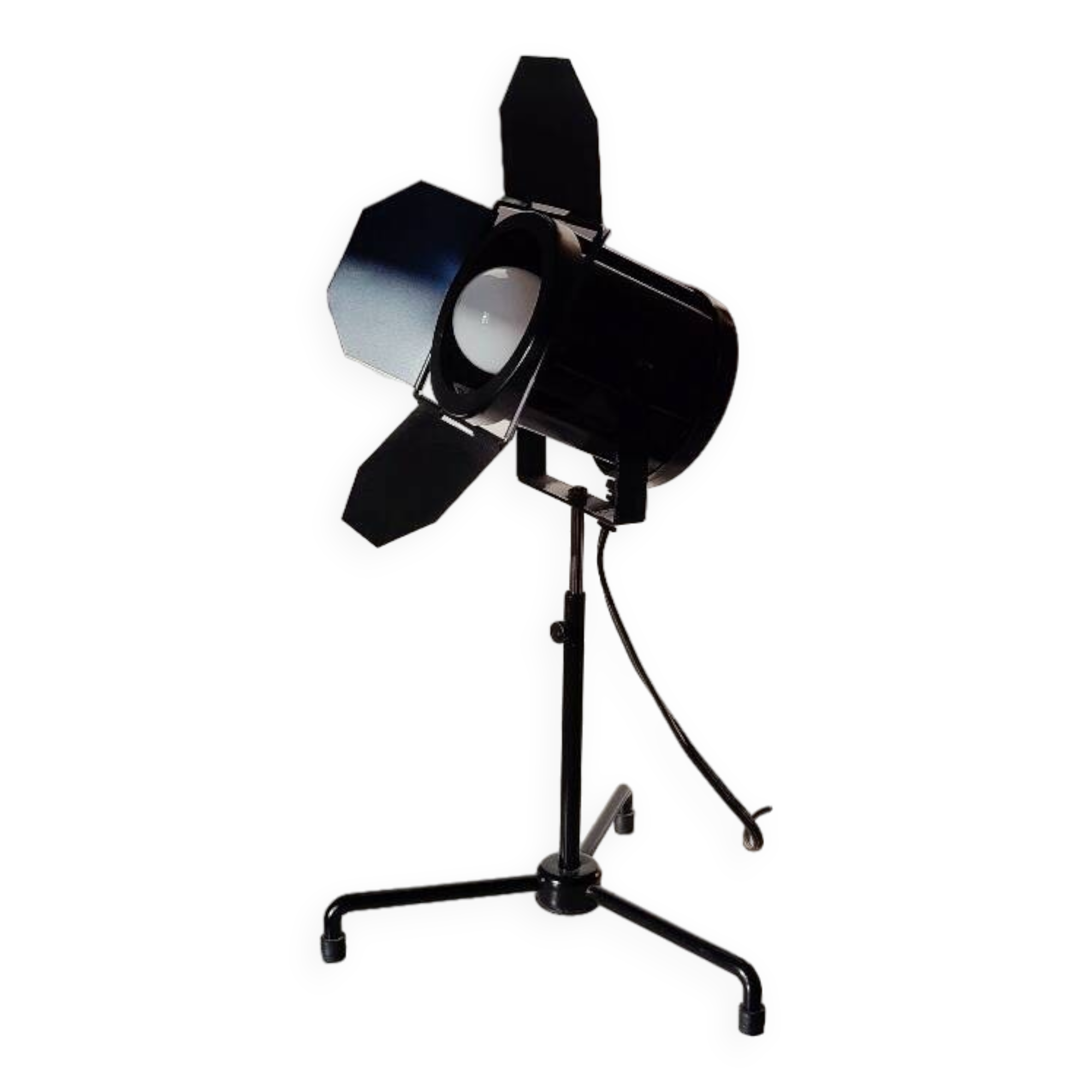 Vintage black projector lamp