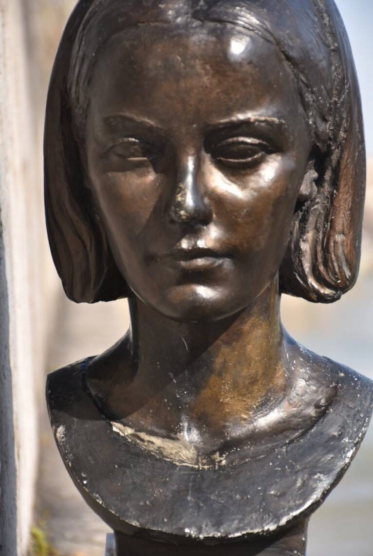 Gabriel Rispal, Bust of a Young Woman (circa 1960)