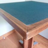 Art Deco game table pedestal table