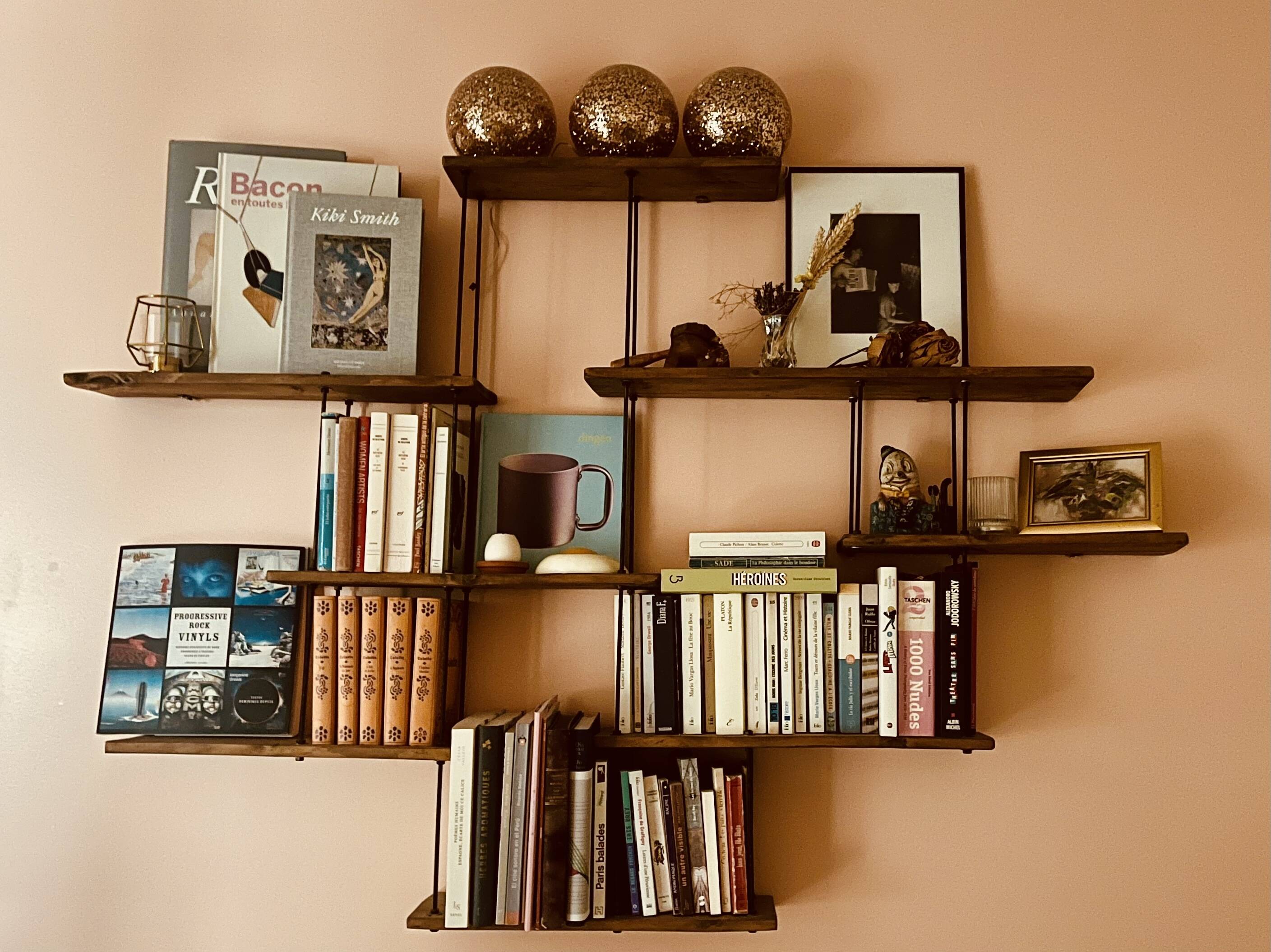 Industrial style shelf