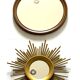 Duo of Vintage Golden SUN MIRRORS