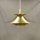 Suspension danoise en aluminium couleur laiton