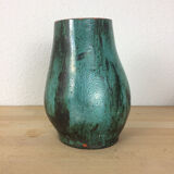 Green ceramic vase "curve"