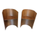 Pair of KANU 296 armchairs – Konstantin Grcic for Cassina – Walnut