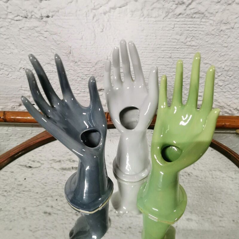 Hand baguier soliflore water green