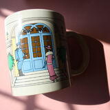 Set of three cups - scenes of urban life