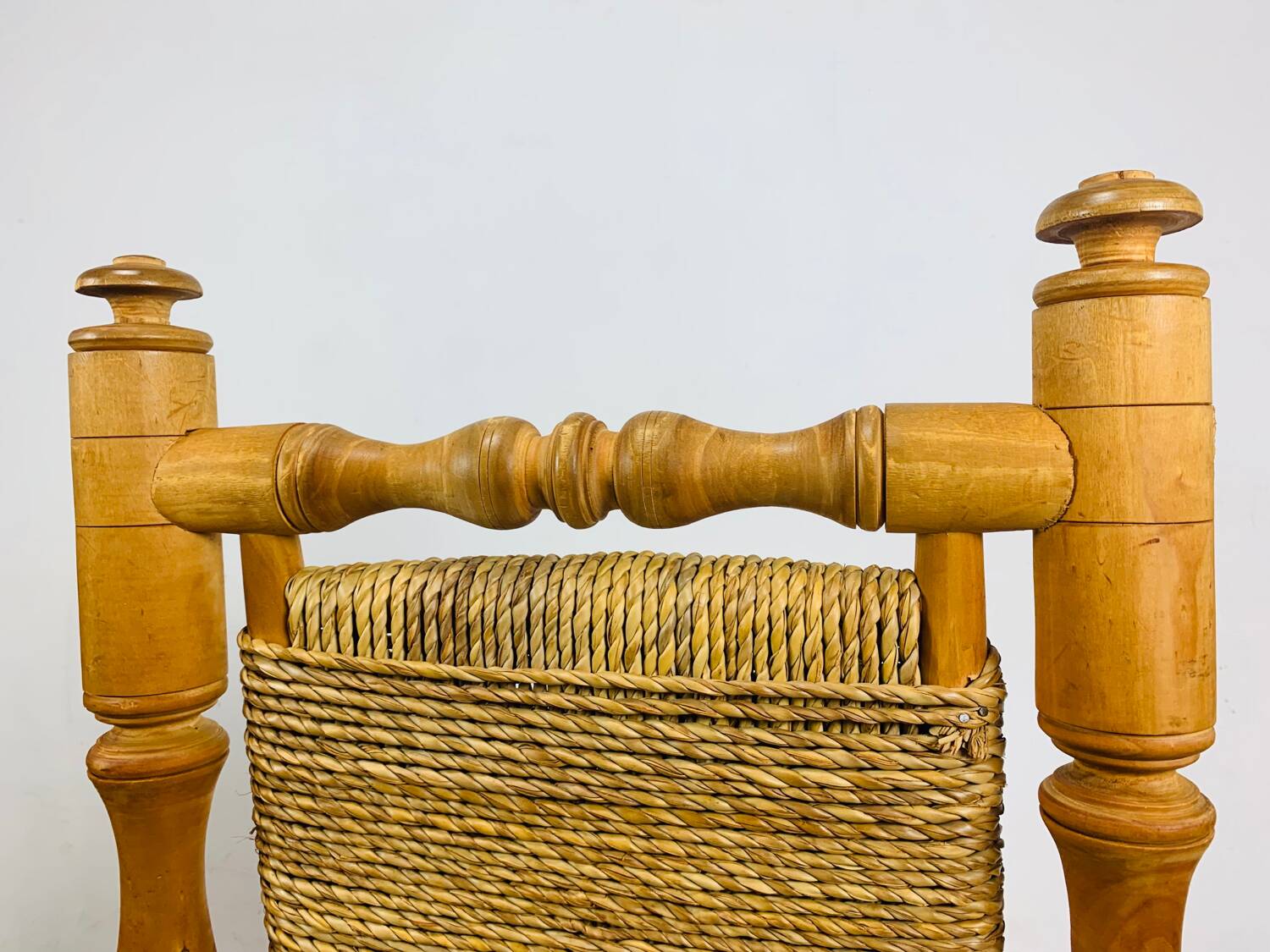 Wood and rope chair