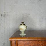 Green onyx table lighter