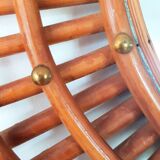 Mirror in rattan galaxy or ortf 80x61cm