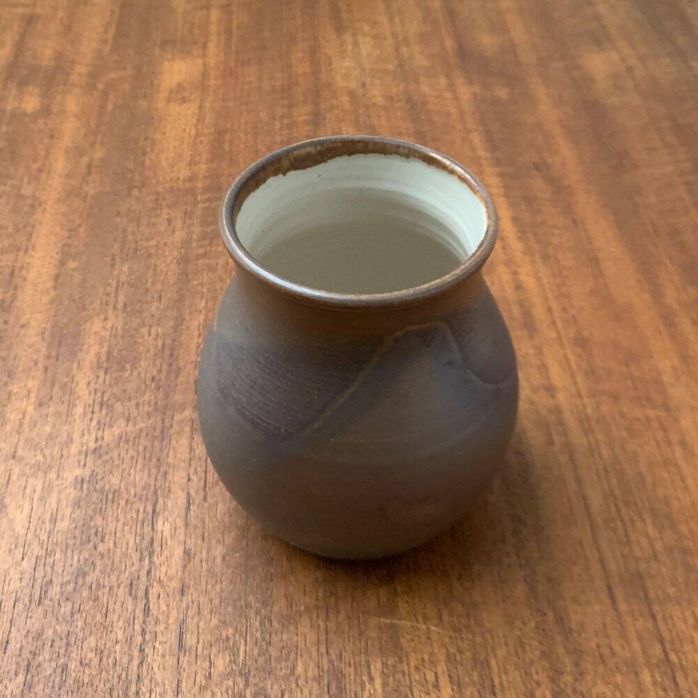 Mid-century ceramic vase signed H.W., 1960s