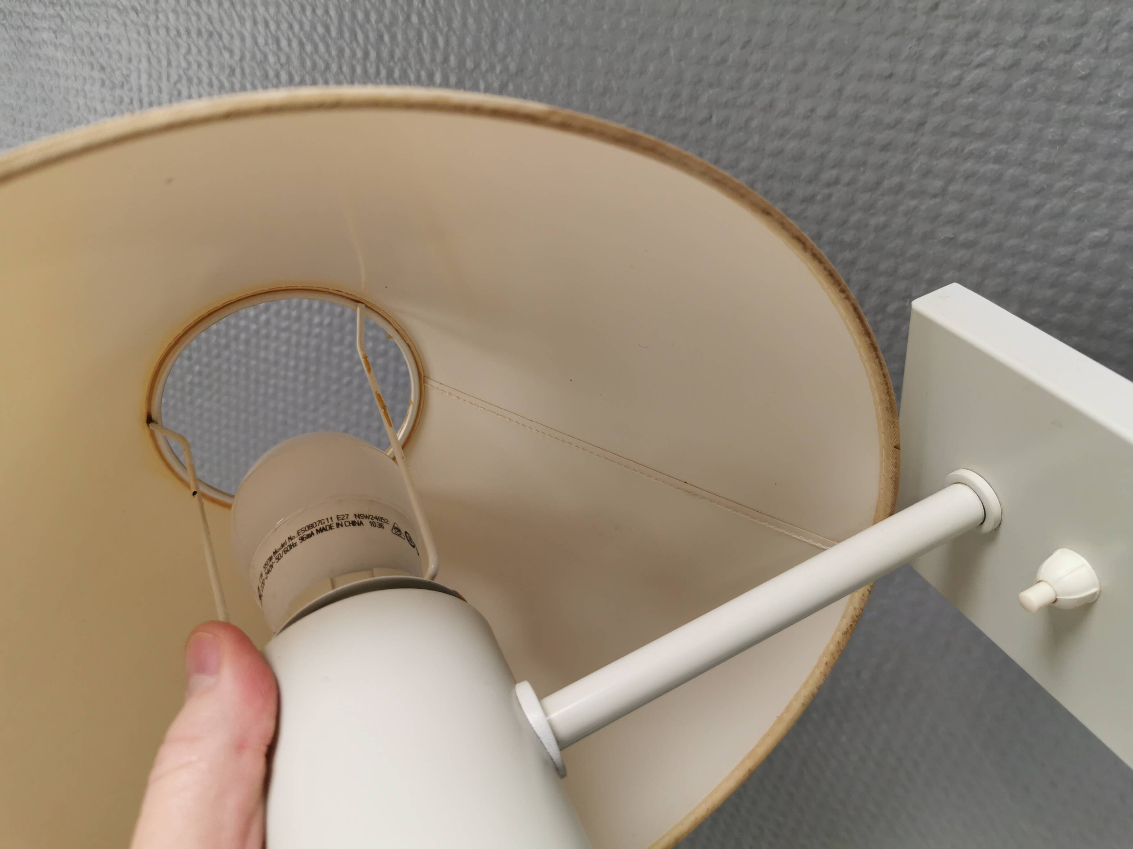 Wall lamp, from Fog & Mørup 1968 (Designed by Jo Hammerborg) model Pastel