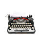 1926 new tape revised black tape underwood typewriter 3 bank