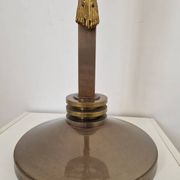 Jean Lambert-Rucki (1888-1967) - Important gilded bronze sculpture - Christ on the cross - Signed
