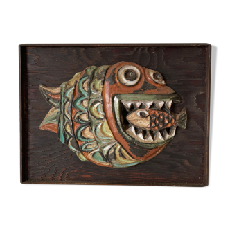 ceramic design vintage the Cyclades Roland Zobel Anduze fish
