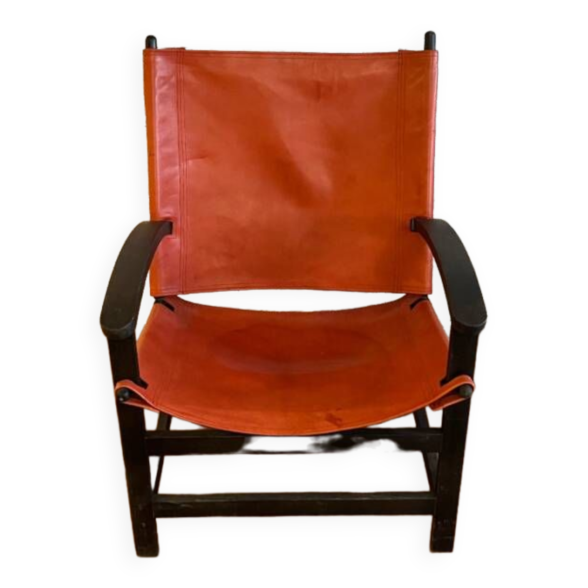 Vintage safari armchair