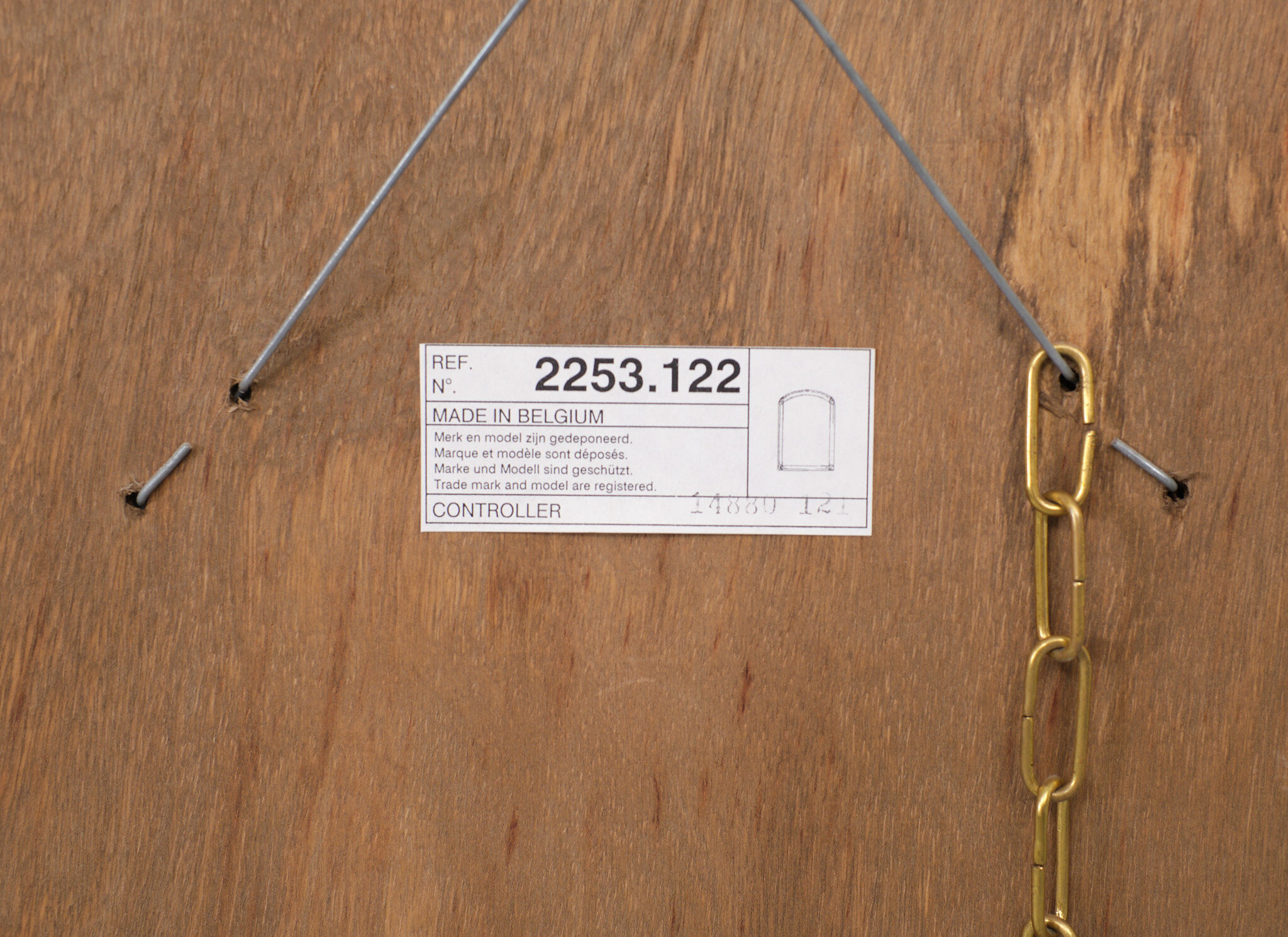 De Knudt Jugendstil wall Mirror Belgium 1970s