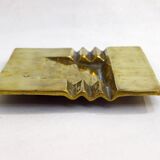 Stylized ashtray gilded bronze