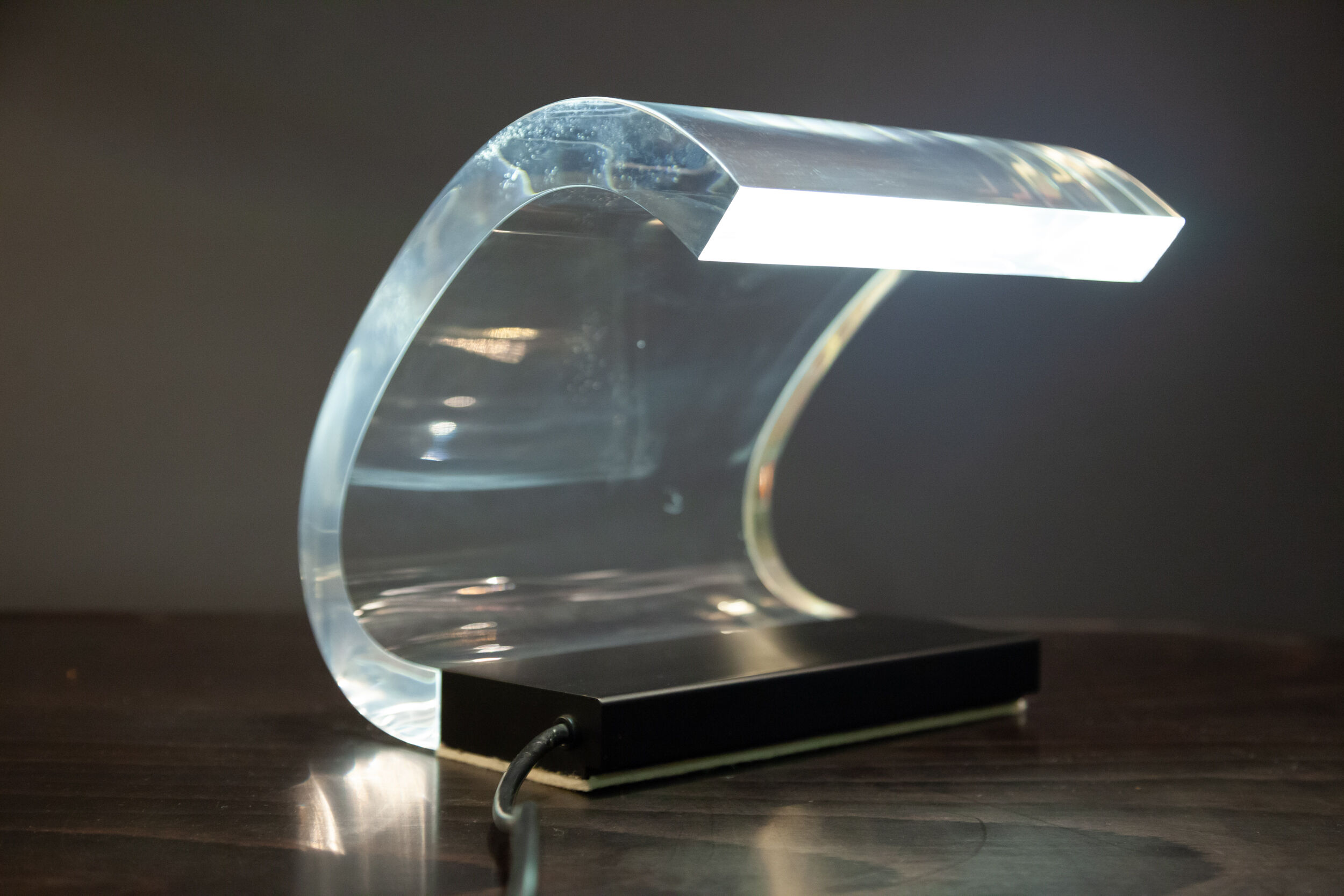 Joe Colombo's Acrilica lamp for Oluce