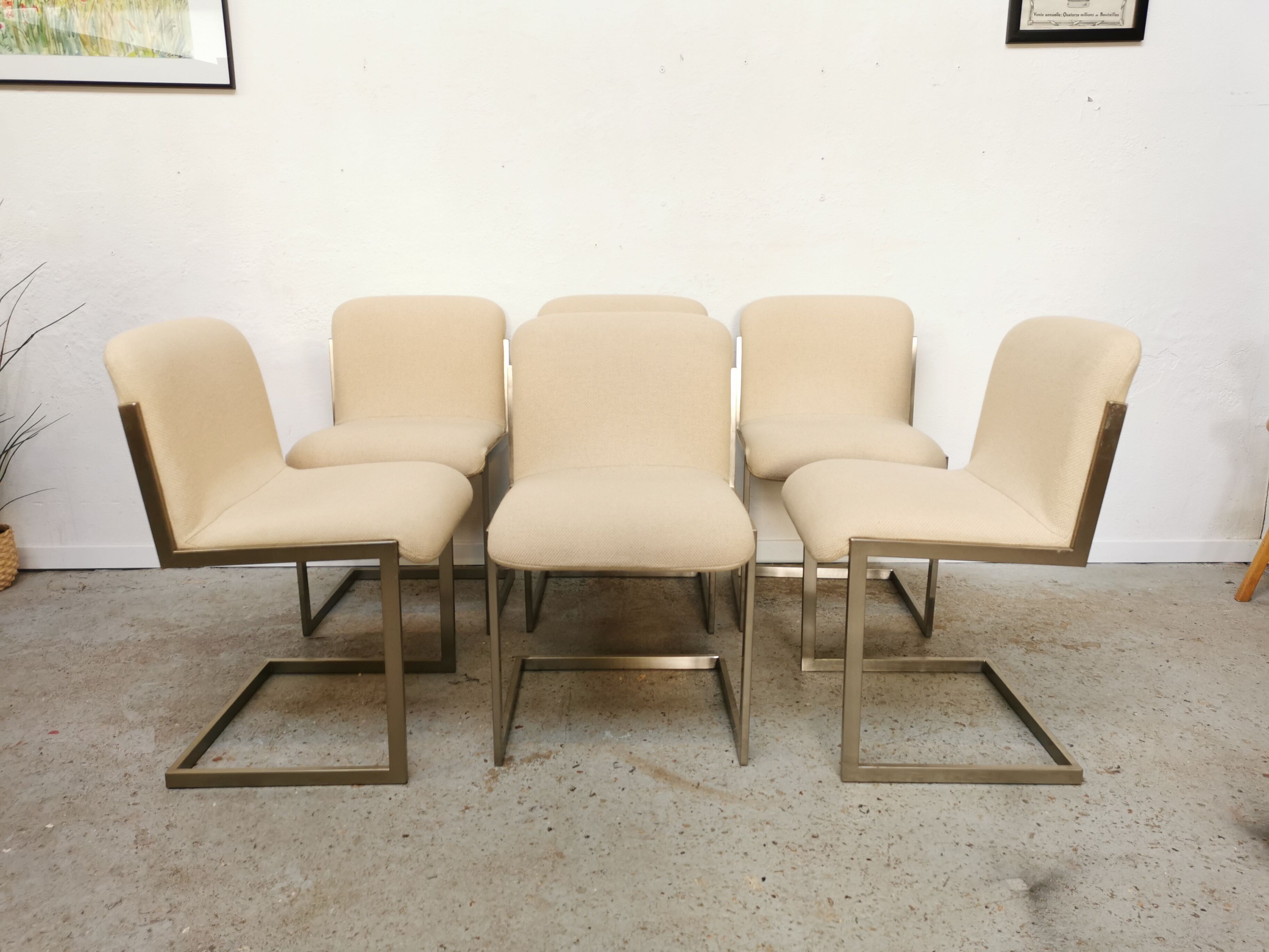 Set of 6 vintage chairs design 1970