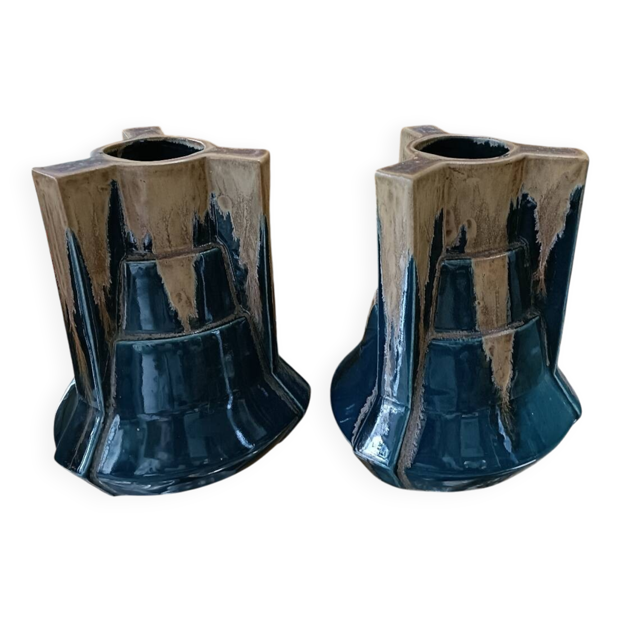 Pair of Madeleine Brault vases
