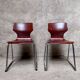 pair of vintage Flötotto chairs in pagwood 1970