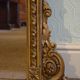 English giltwood overmantle mirror h161cm