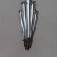 Pair of Swedish Pewter Wall Sconces, 1930s, by C.G. Hallberg, Stockholm