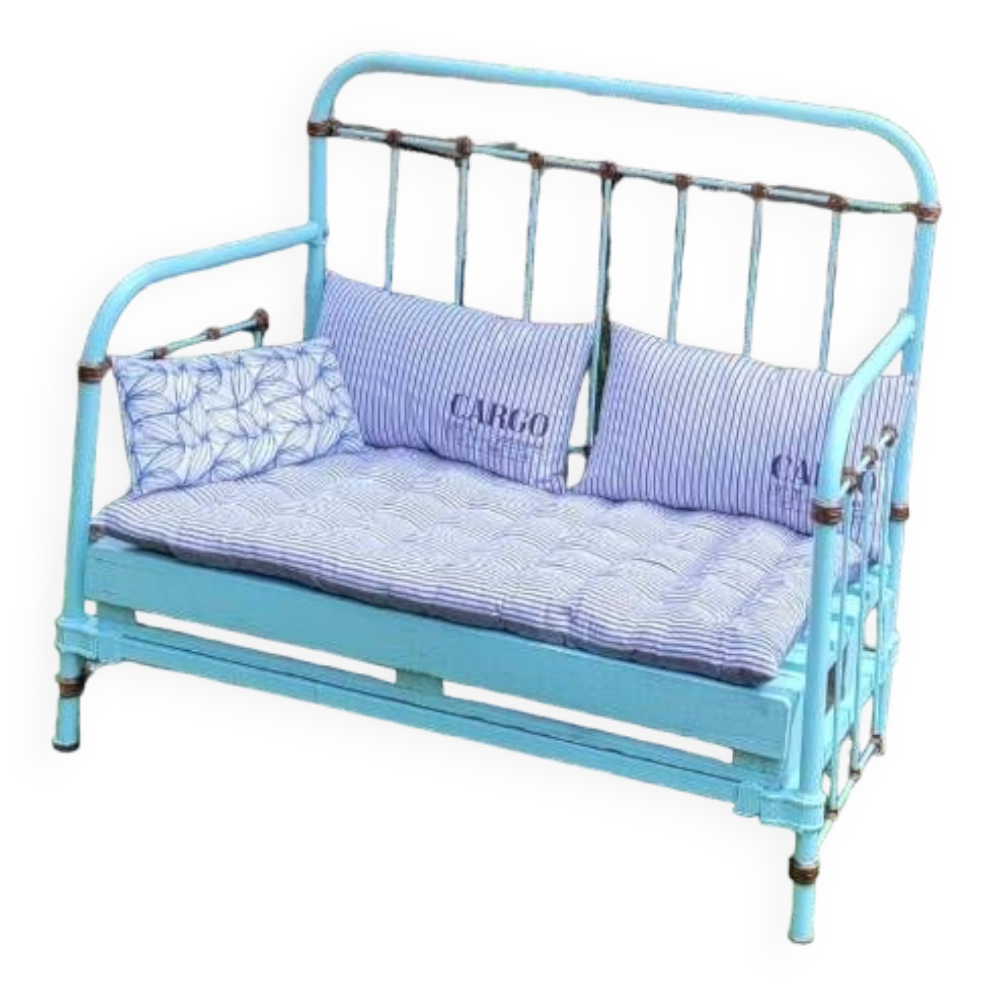 Wrought iron bench