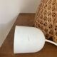 Vintage rattan flower pendant