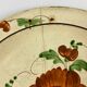 Assiette forges les eaux decor floral fin XVIII debut XIXeme