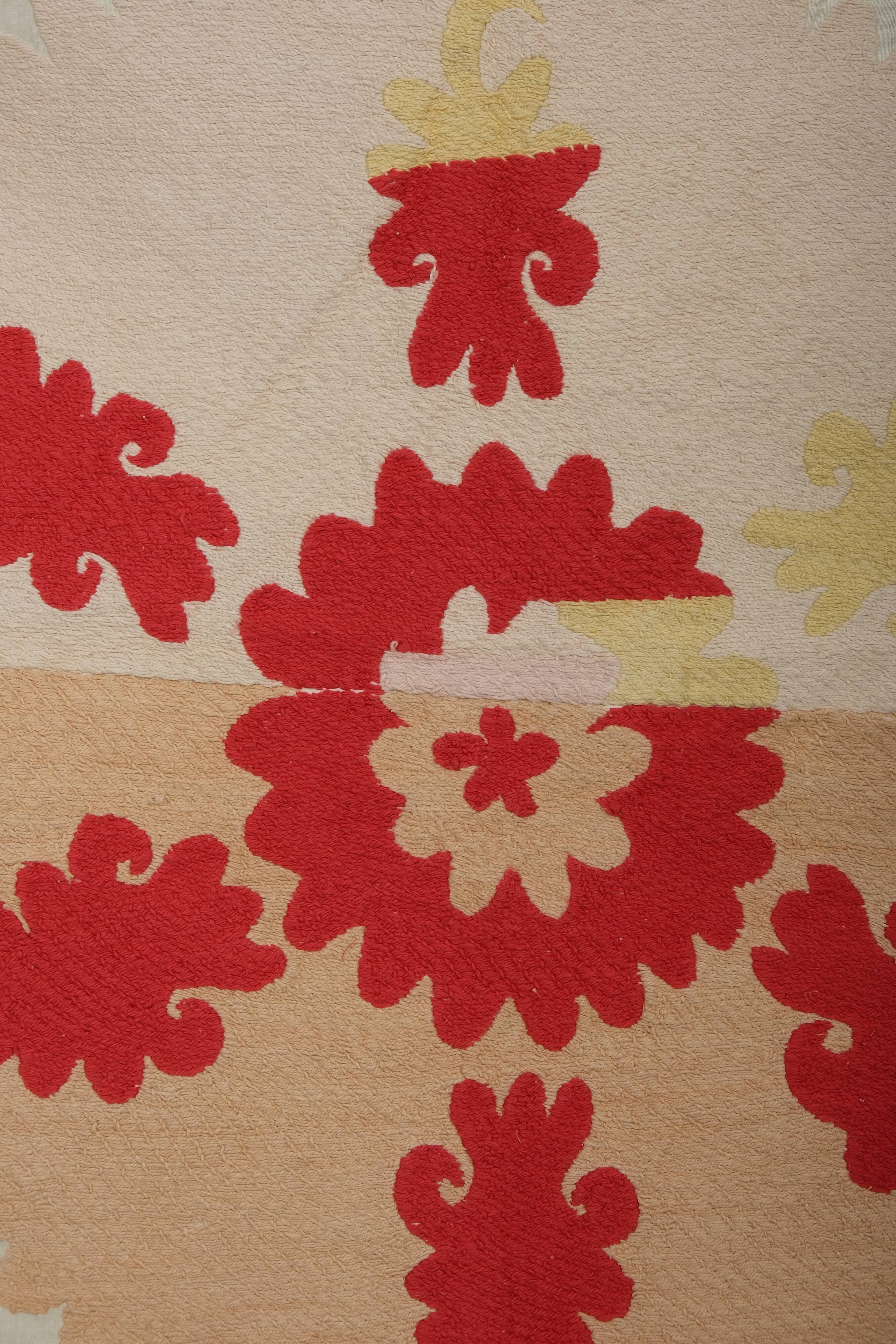 Hand knotted rug, vintage Turkish rug 153x166 cm