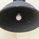 Large round sheet metal pendant light